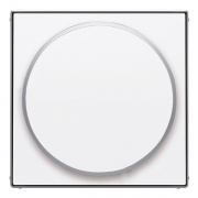 Накладка для механизма поворотного светорегулятора ABB Sky, альпийский белый (8560.2 BL)