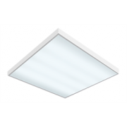 Светодиодный светильник "ВАРТОН" офисный встраиваемый/накладной 595*595*50мм 36 ВТ 6500К диммируемый 1-10