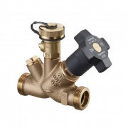 Клапан балансировочный Oventrop Aquastrom KFR - 1"3/4 (Ду40, НР/НР, PN16, 120°C, со спуск.краном)