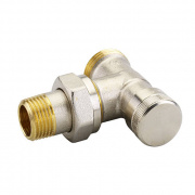 Клапан запорный прямой Danfoss RLV-15 - 3/4" (НР/НР, PN10, Tmax 120°C, никелированный)