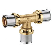 Тройник Giacomini RM150 - 26x3.0 (прессовой, для металлопластиковых труб)