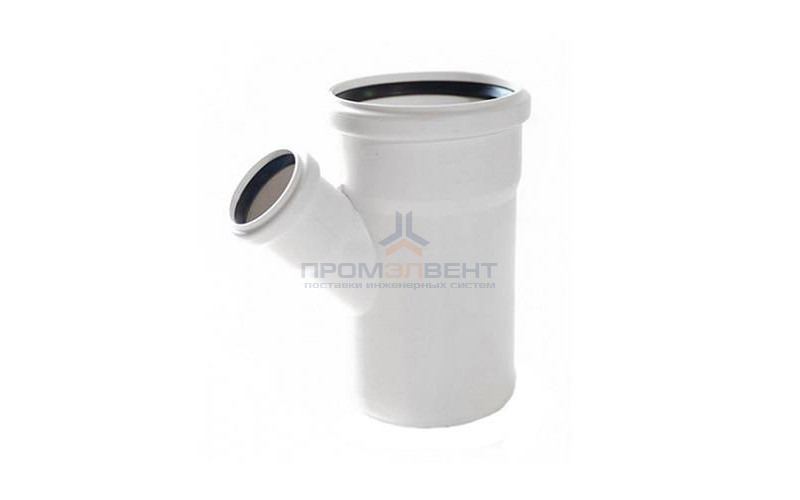 Тройник с уменьшенным отводом на 45° REHAU RAUPIANO PLUS - 125 x 110 (для внутренней канализации)