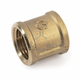 Муфта латунная резьбовая STOUT - 1"1/4