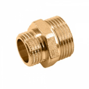 Ниппель латунный резьбовой переходной STOUT - 1"1/2 x 3/4"