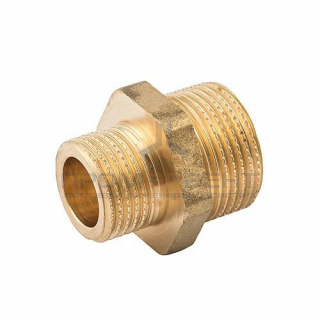 Ниппель редукционный ELSEN METALIT EBF29 - 3/8" x 1/2" (резьбовой, бронза без покрытия)