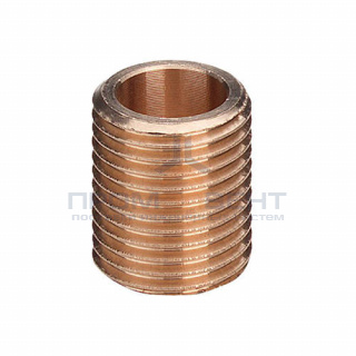 Ниппель сплошной Viega 3531 - 1"1/4 (резьбовой, бронза без покрытия)