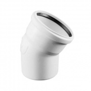 Отвод 30° REHAU RAUPIANO PLUS - 125 (для системы внутренней канализации)