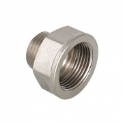 Переход с внутренней резьбы на наружную VALTEC VTr.592 - 1" х 1/2" (латунь никелированная)