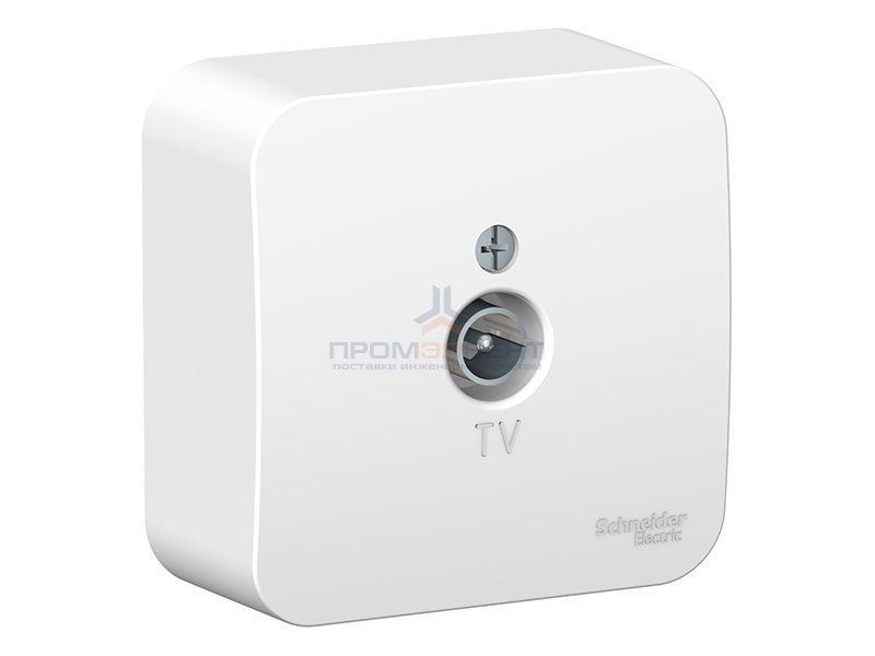 Розетка ТВ Blanca Schneider Electric белая изол.пластина