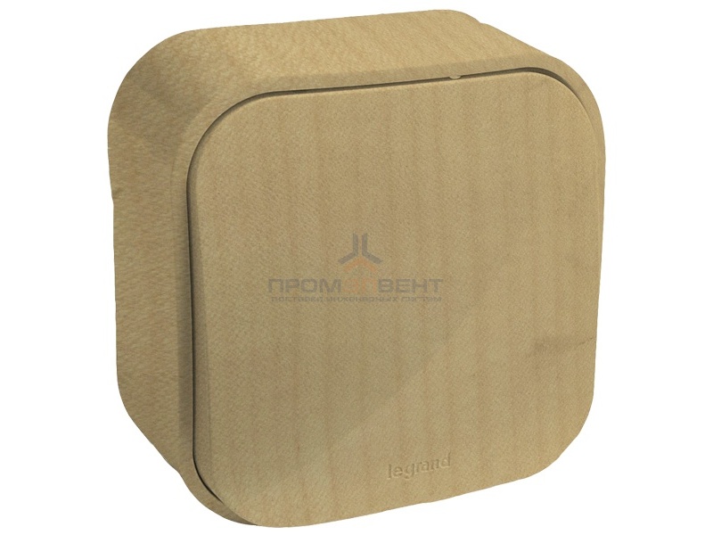 Переключатель Legrand Quteo дерево [уп 20шт]