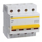 Рубильник модульный ВН-32 4Р  25А выключатель нагрузки ИЭК