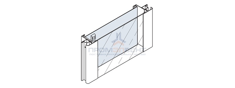 Дверь секционная, внутренняя, В800мм Ш800мм