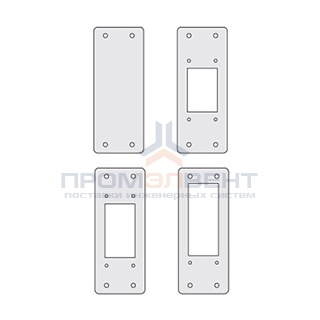 Заглушки для пром. панелей, переходник 24/16, 1 упаковка - 4шт.