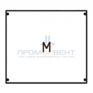 Панель с монтажной платой 2ряда/3 рейки высота 450 мм